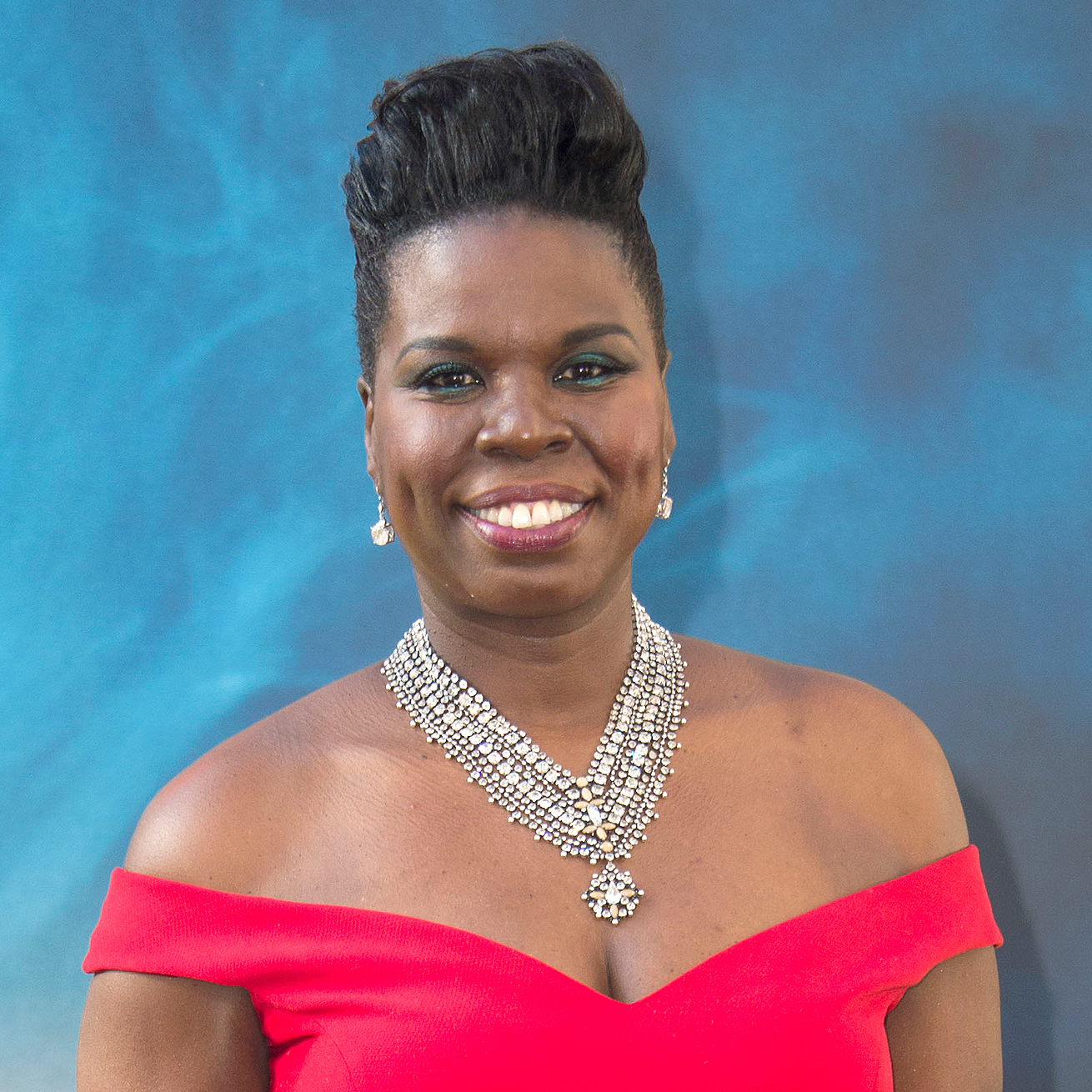Dannijo Crystal Collar necklace seen modeled by Leslie Jones at the Oscars